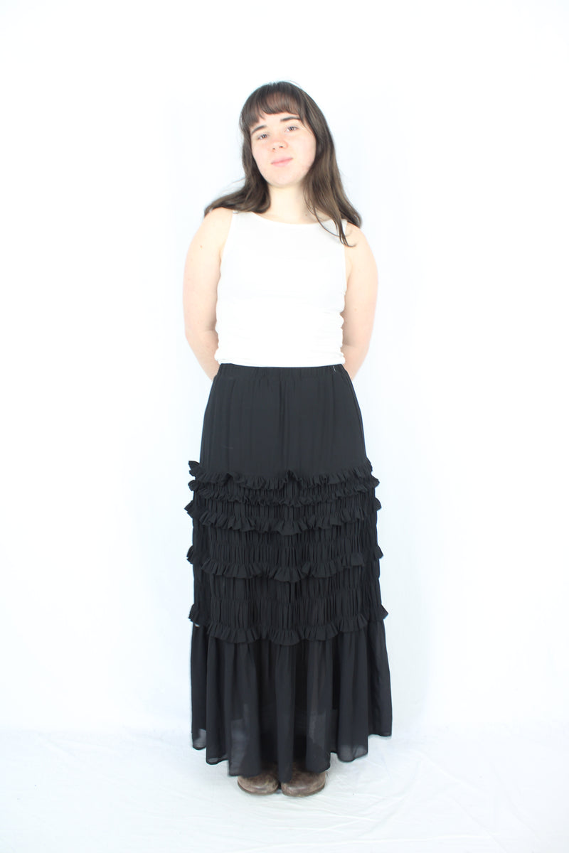 Moochi - Tiered Ruffle Skirt