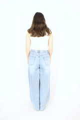 Max - Wide Leg Gromet Jeans