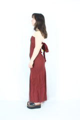 Blak Luxe - Satin Strapless Dress