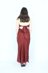 Blak Luxe - Satin Strapless Dress