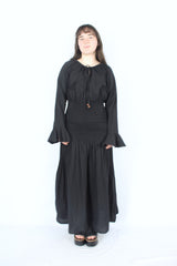 Marle - Shirred Puff Dress