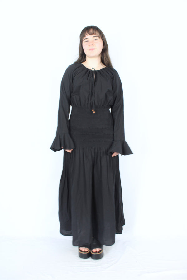 Marle - Shirred Puff Dress