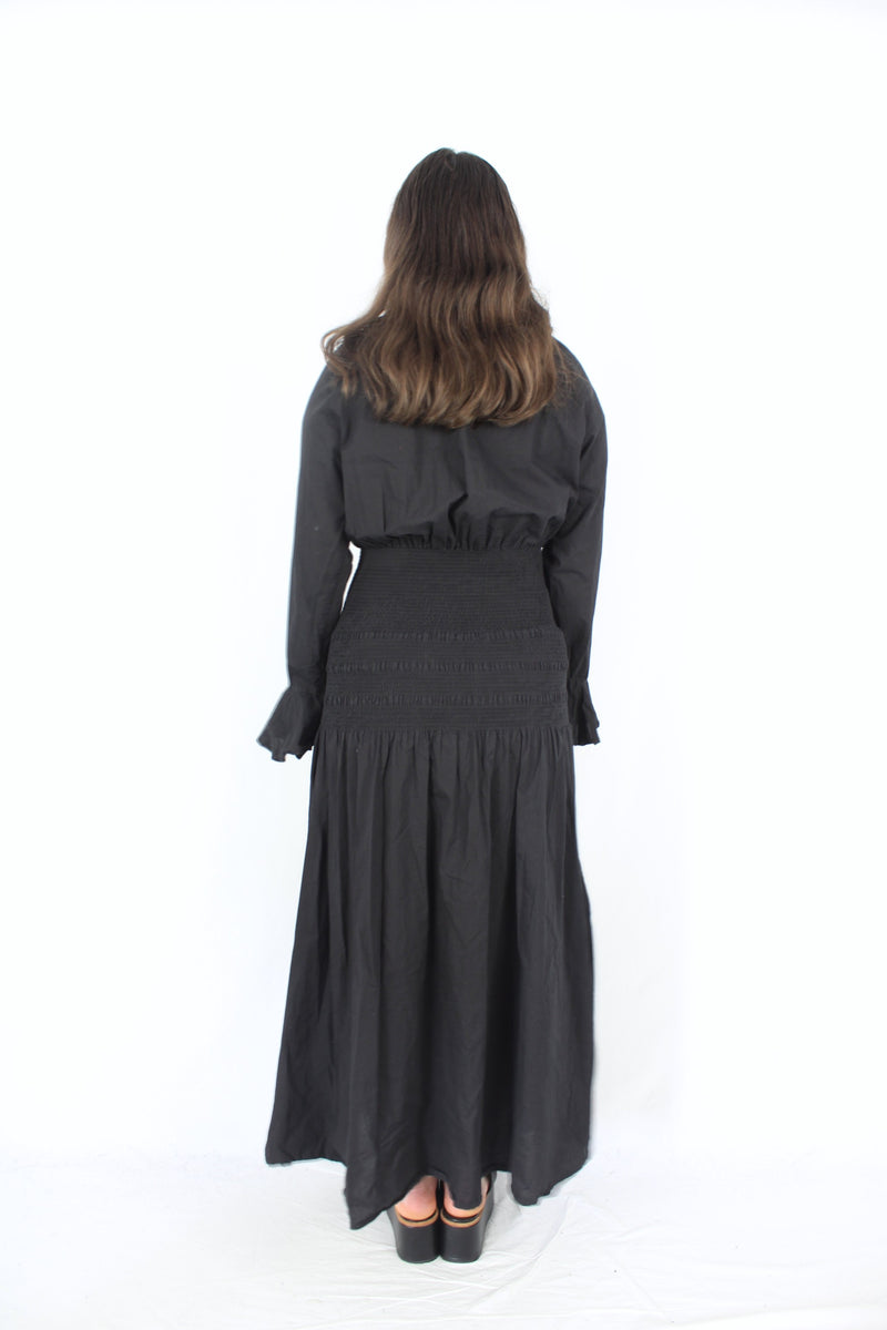 Marle - Shirred Puff Dress