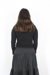 Caitlin Crisp - Ribbed Keyhole Top