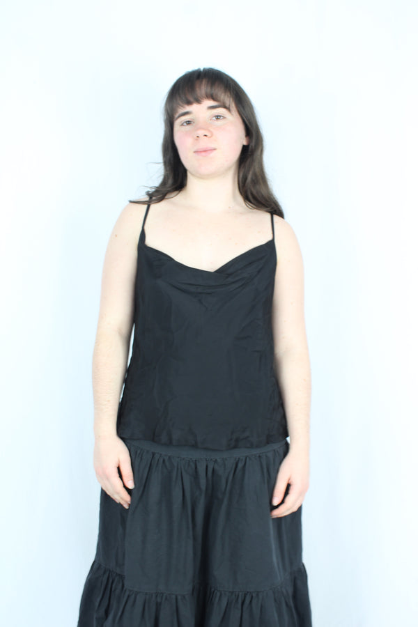 Mina - Silky Cowl Neck Cami