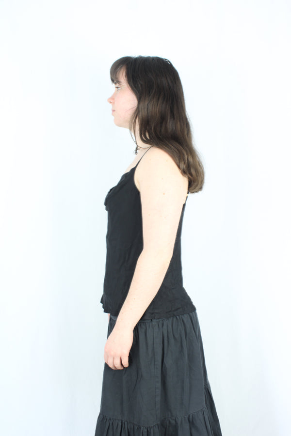 Mina - Silky Cowl Neck Cami