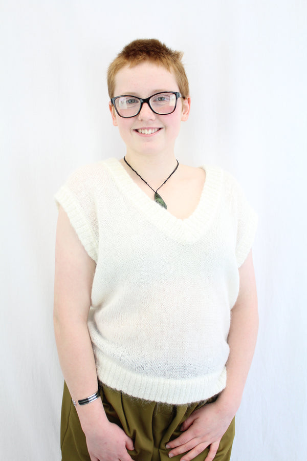 Ruby - Mohair Sleeveless Vest