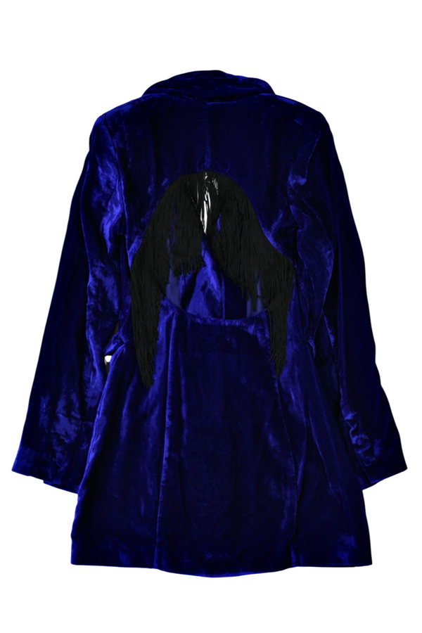 House of Harlow - Velvet & Fringe Blazer