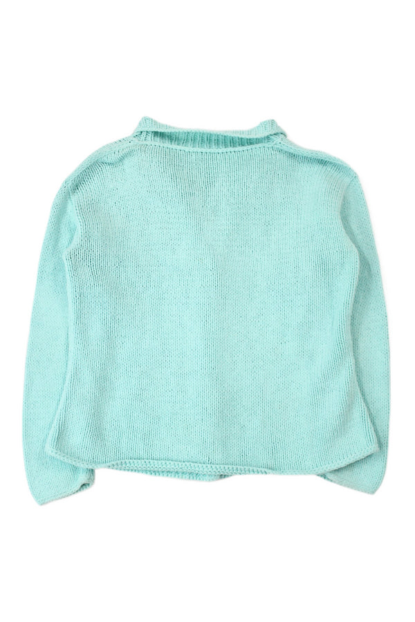 Chunky Cotton Knit Cardigan