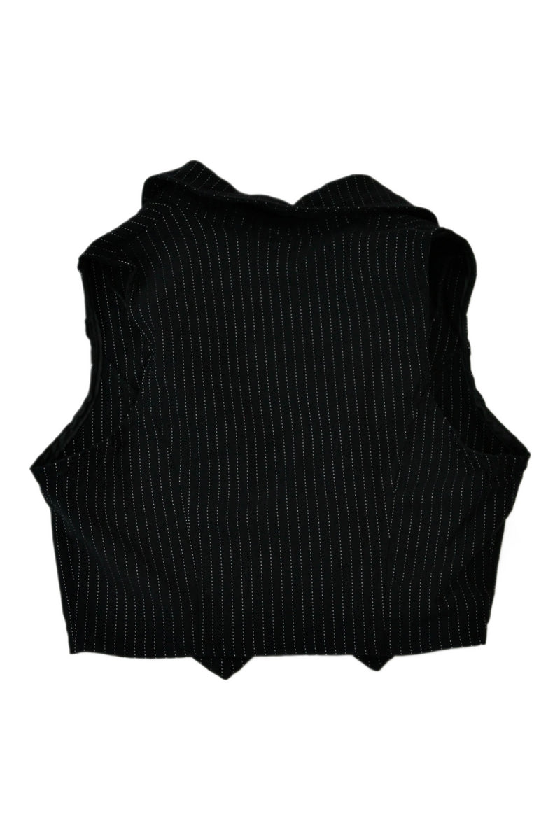 Charlotte Russe - Pin Stripe Cropped Vest