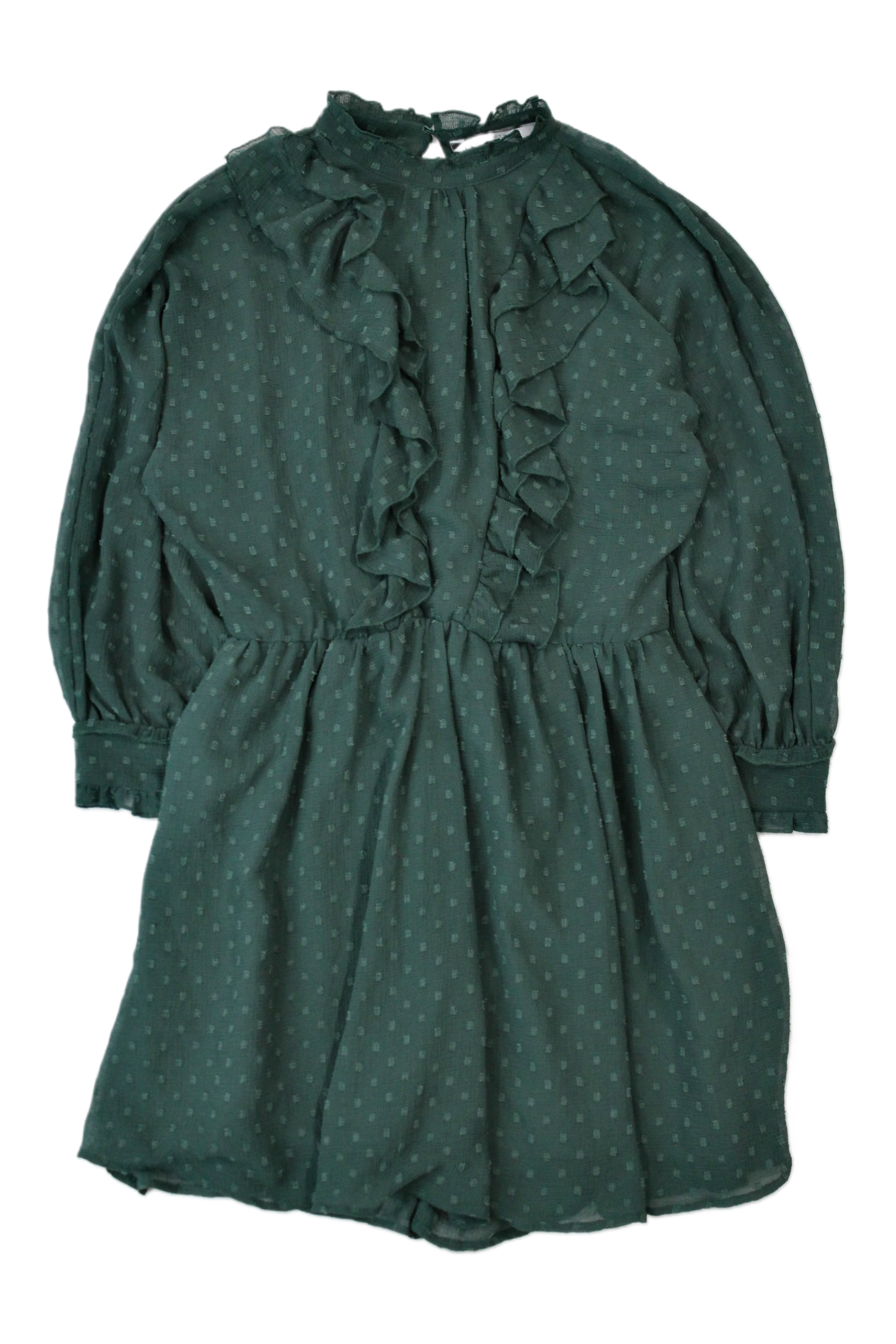 Zara - Spotted Chiffon Dress