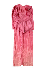 International Ladies Garment Workers Union - Pink Satin Dress