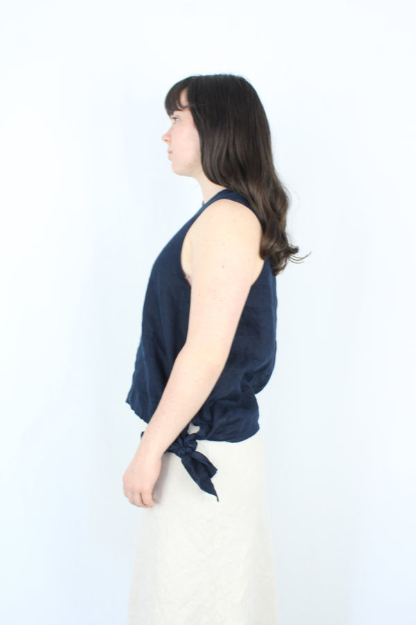 Jordan Noah - Linen Tie Top