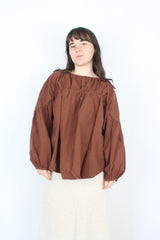 Marle - Gathered Puff Top