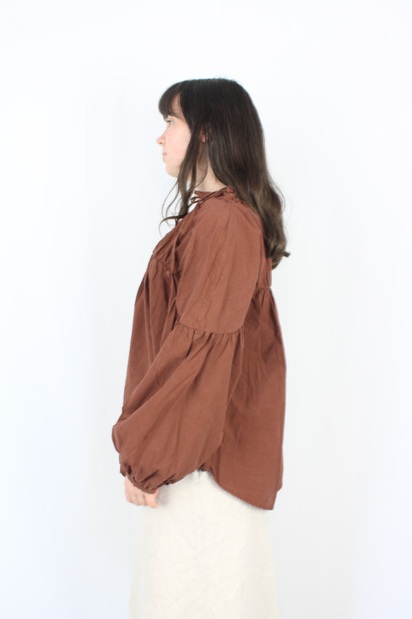 Marle - Gathered Puff Top
