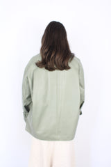 Unspoken Collection - Green Pleather Jacket