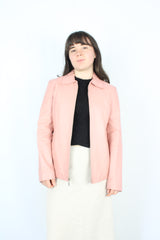 Milano - Vintage Pink Leather Jacket