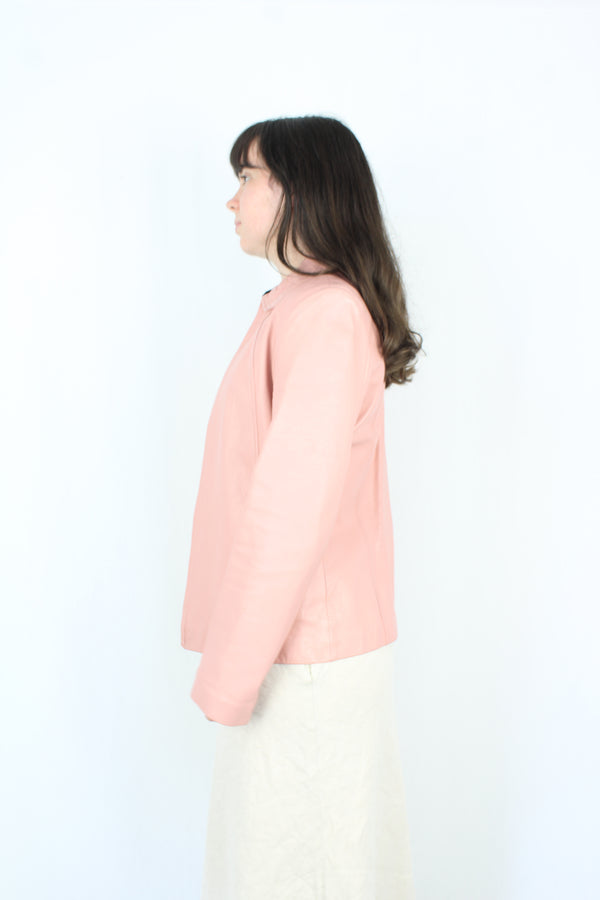 Milano - Vintage Pink Leather Jacket