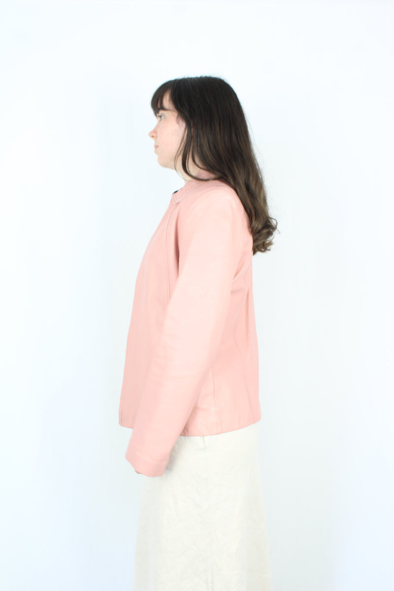 Milano - Vintage Pink Leather Jacket
