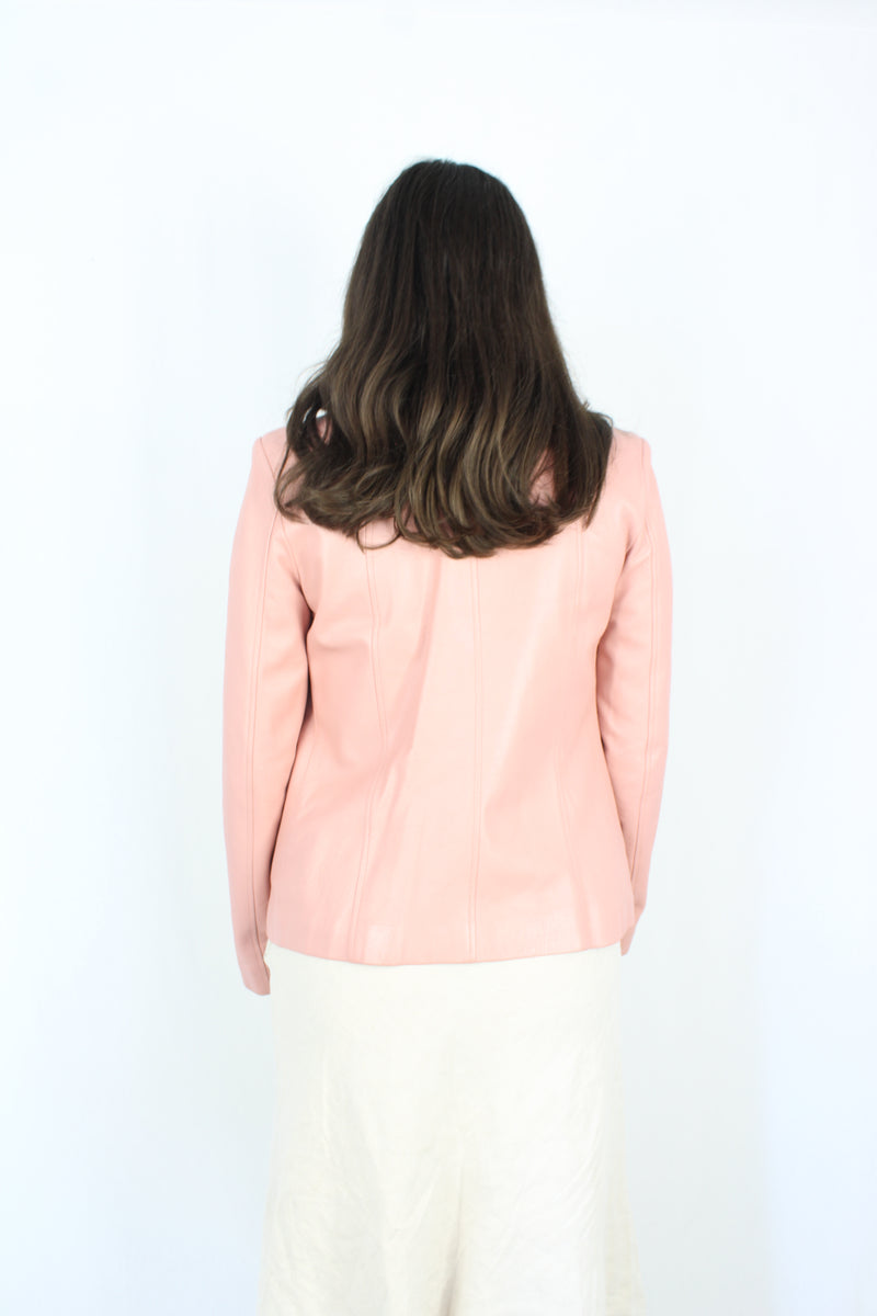 Milano - Vintage Pink Leather Jacket