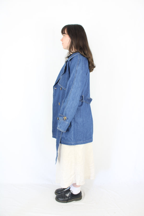 Whistle - Denim Trench Jacket