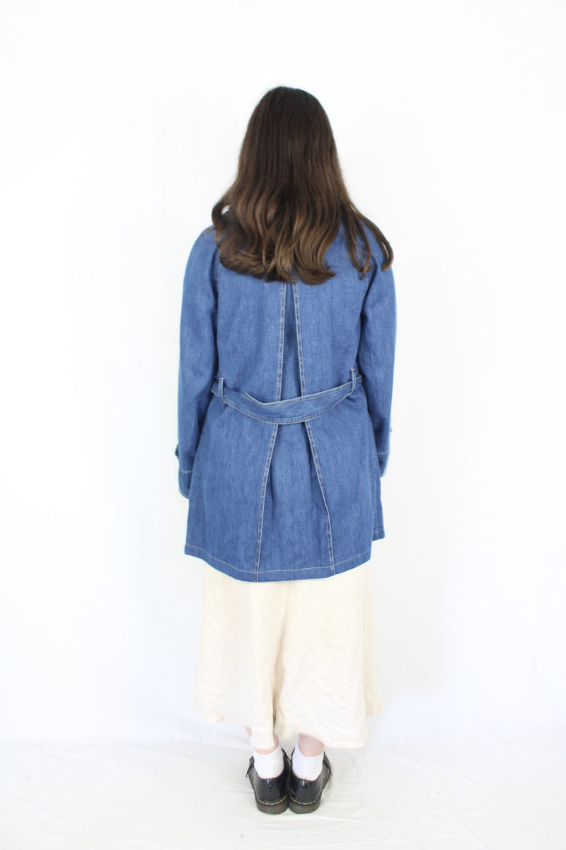 Whistle - Denim Trench Jacket