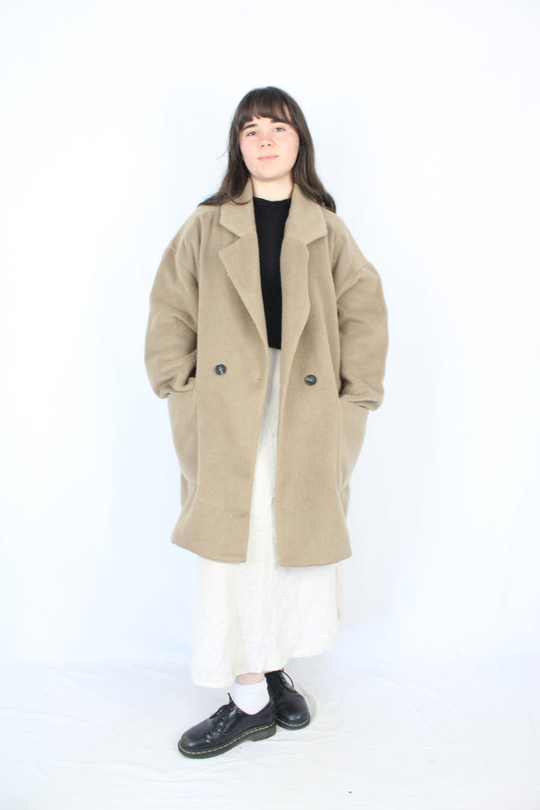 Sass - Brushed Wool Coat