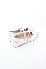 Bared - Silver Ballet Flats