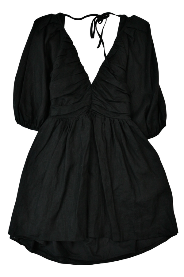 Aere - Linen Gather Dress