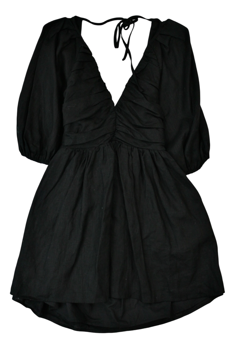 Aere - Linen Gather Dress