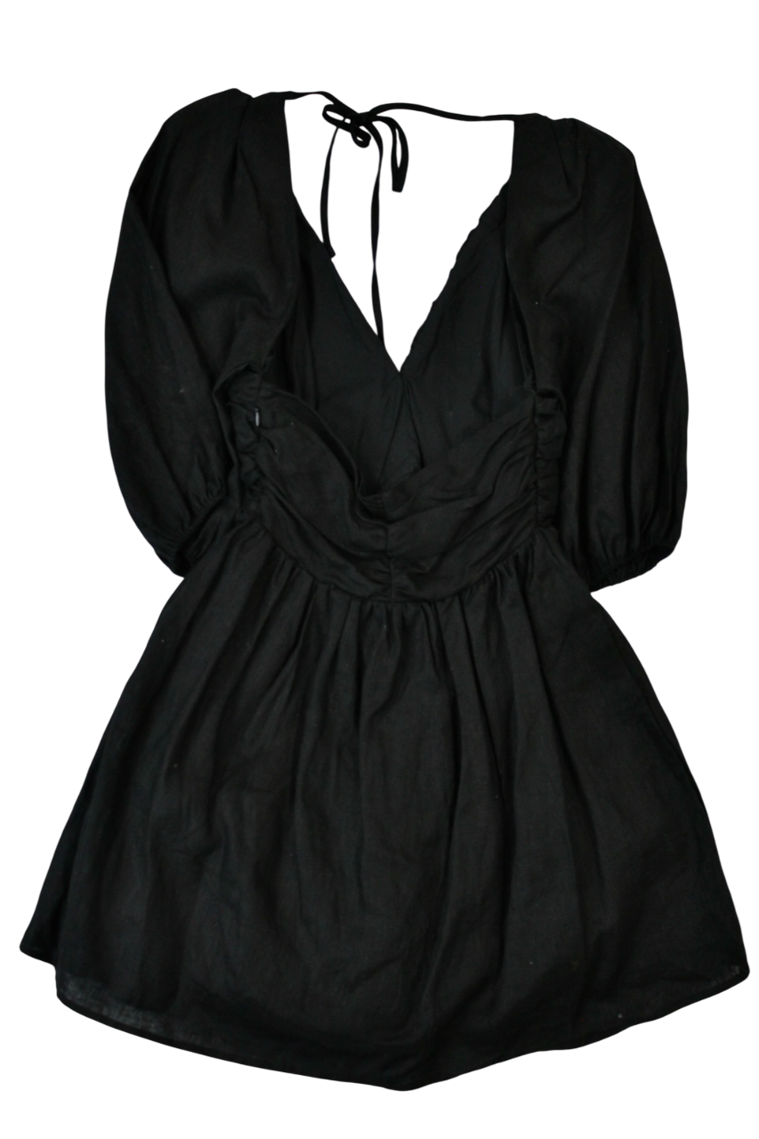 Aere - Linen Gather Dress