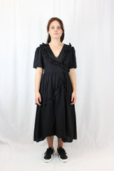 Lonely Ruffle Midi Dress