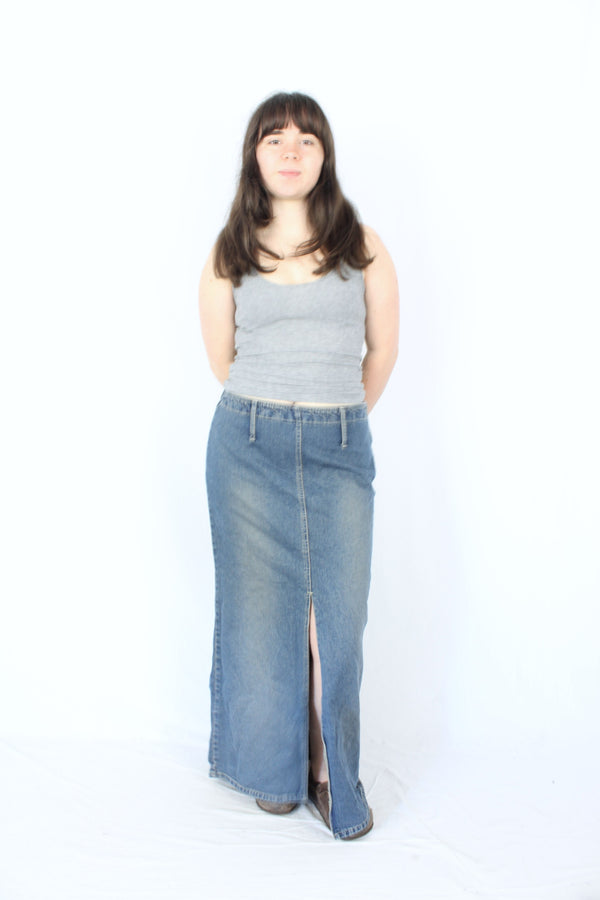 Crazy World - Vintage Denim Skirt