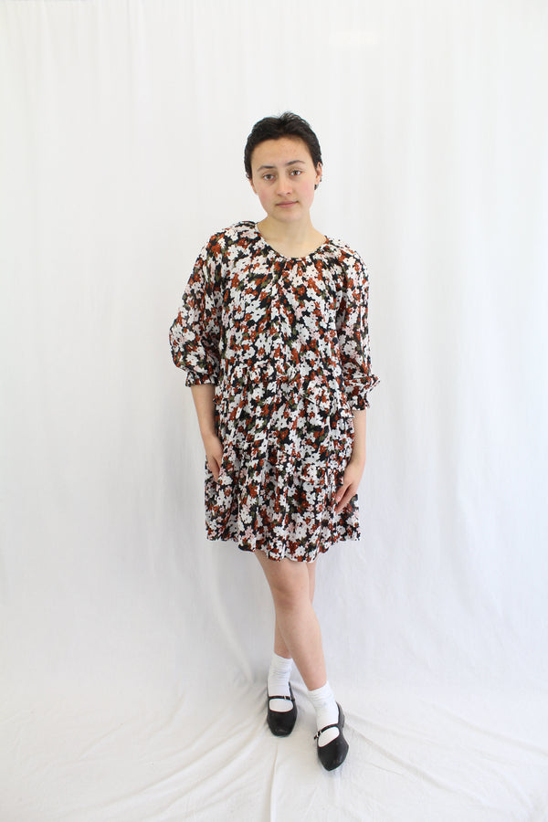 Blak Luxe - Tiered Floral Babydoll