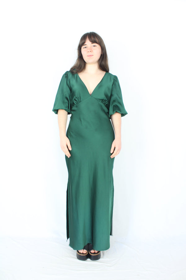 Among The Brave - Aura Forest Satin Dress