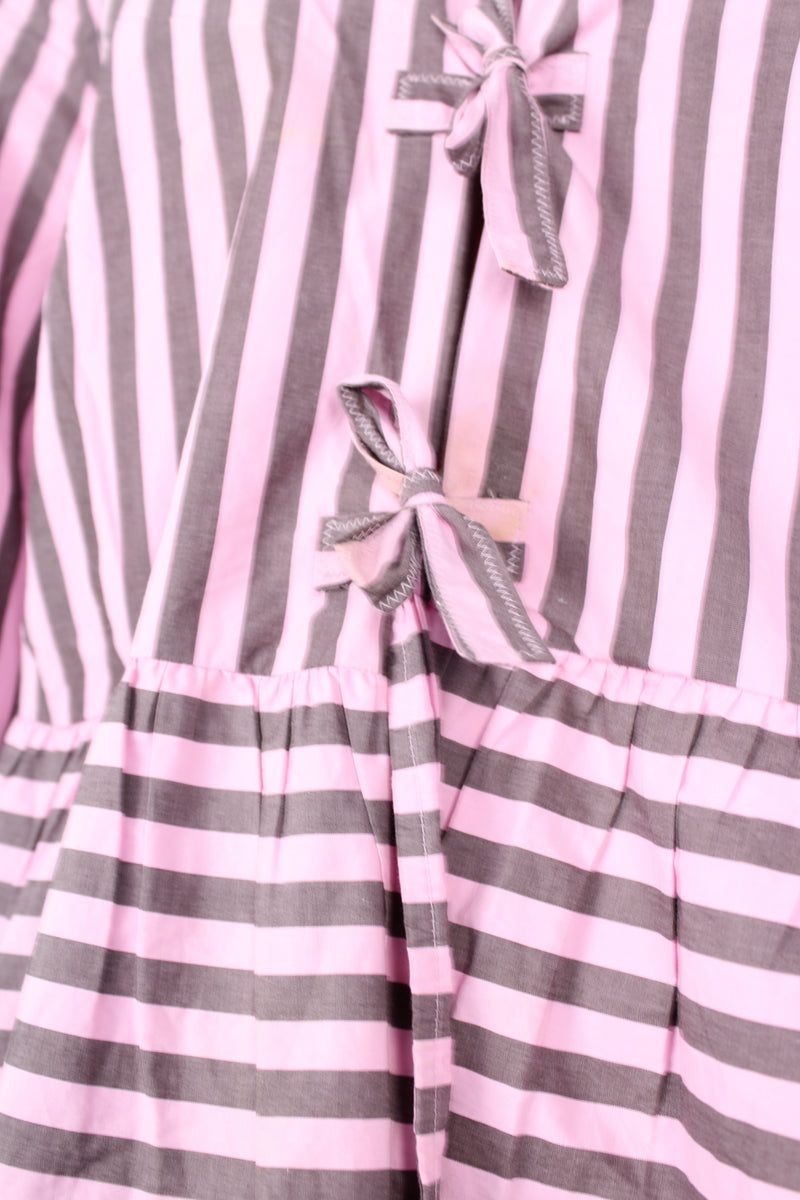 Ganni - Striped Peplum Top