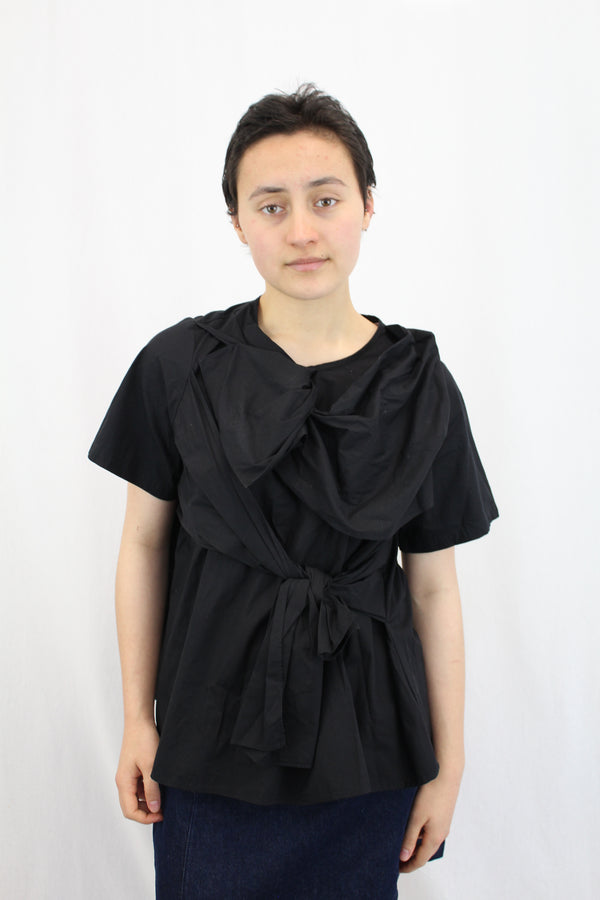Kowtow - Bow Short Sleeve Top