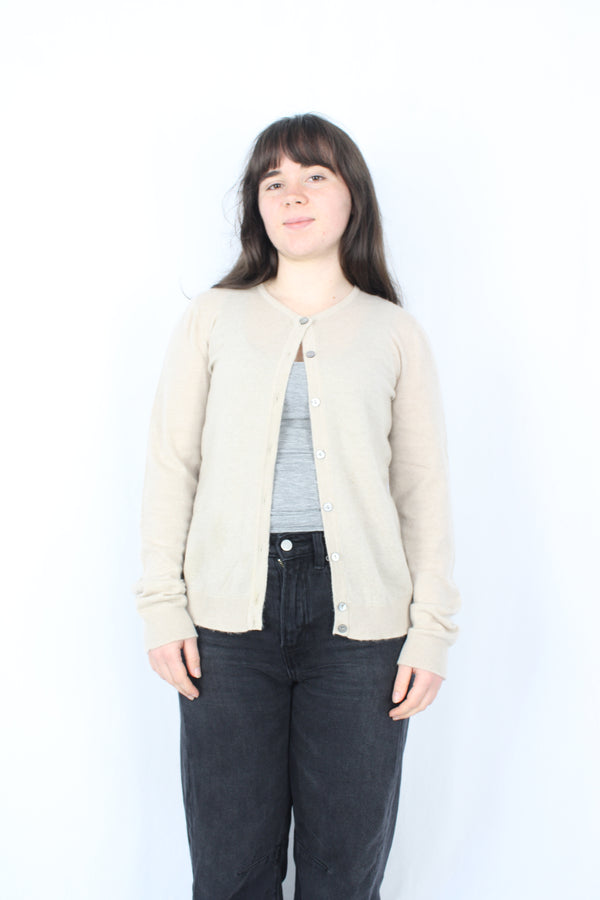 Standard Issue - Nude Cashmere Cardigan