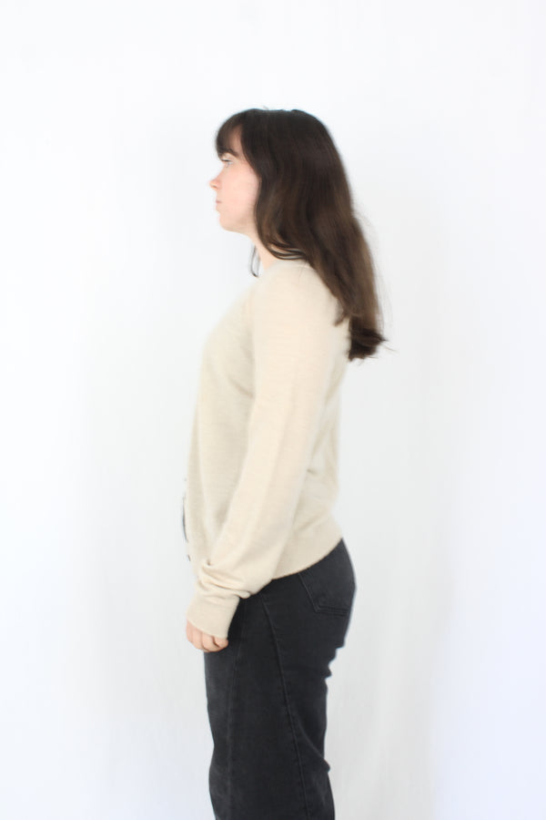 Standard Issue - Nude Cashmere Cardigan