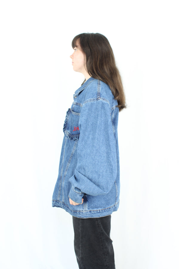 Damson Madder - Frilly Denim Jacket