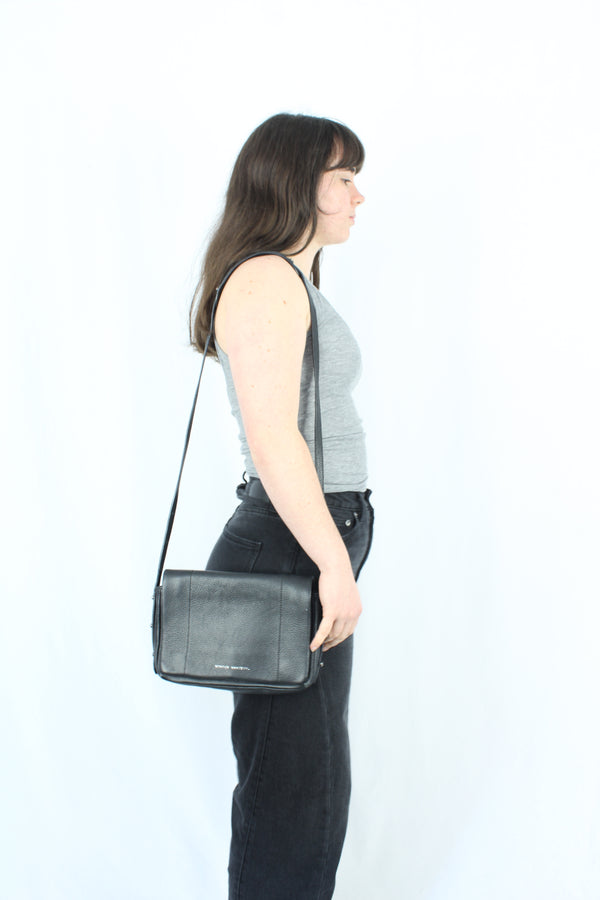 Status Anxiety - Leather Flap Over Bag