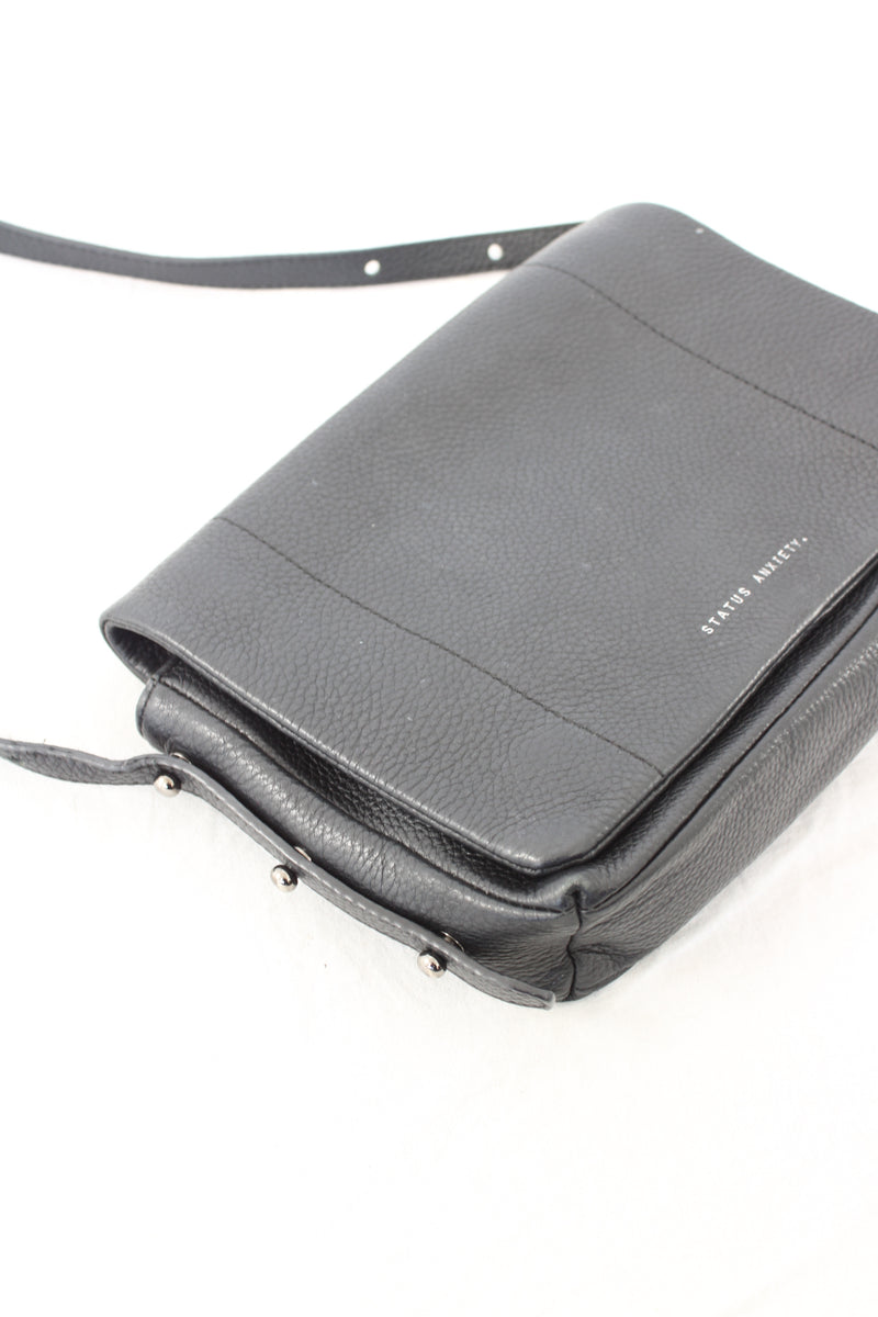 Status Anxiety - Leather Flap Over Bag