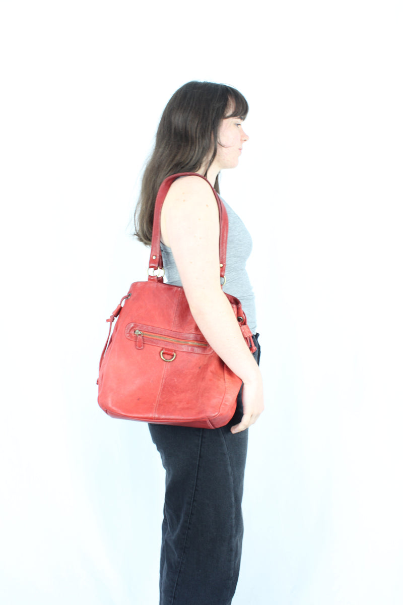Gabee - Vintage Leather Sack Bag