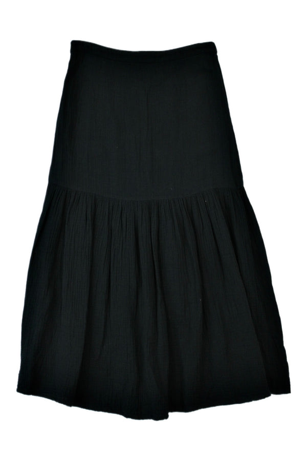 Superette - Textured Cotton Midi Skirt