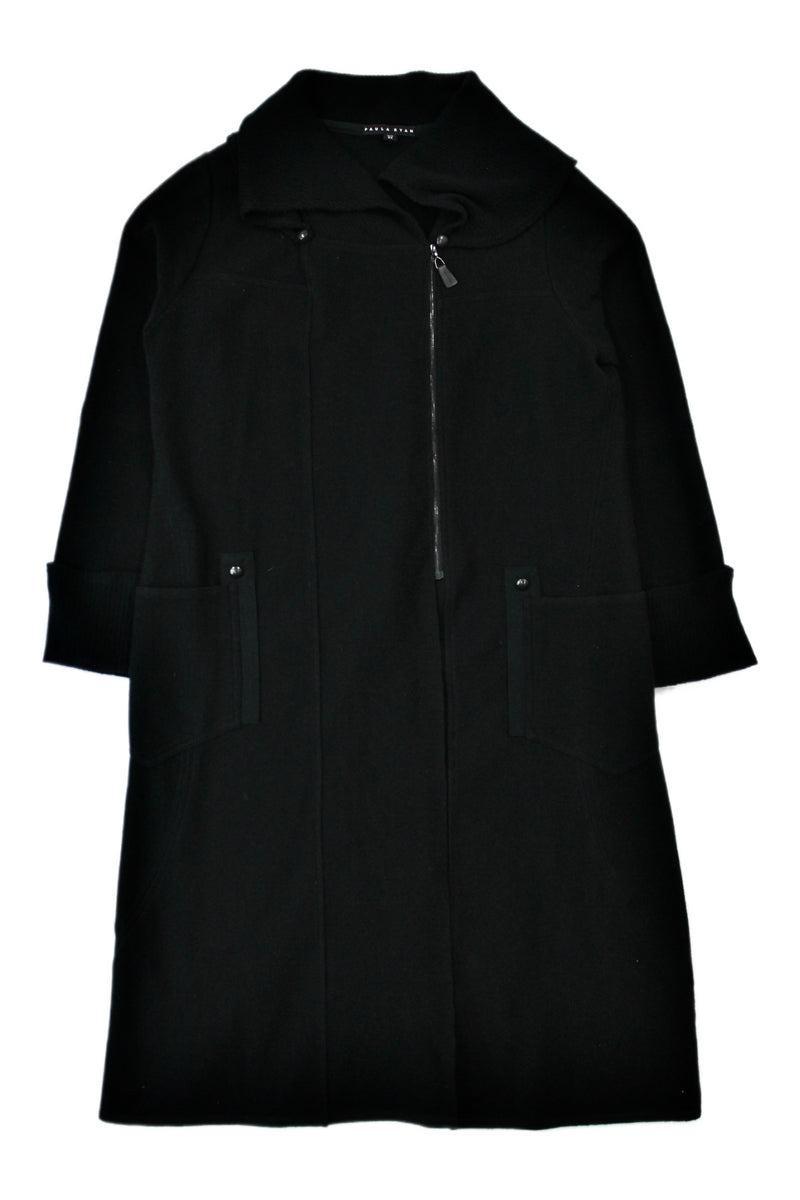 Paula Ryan - Wool Blend Knit Coat
