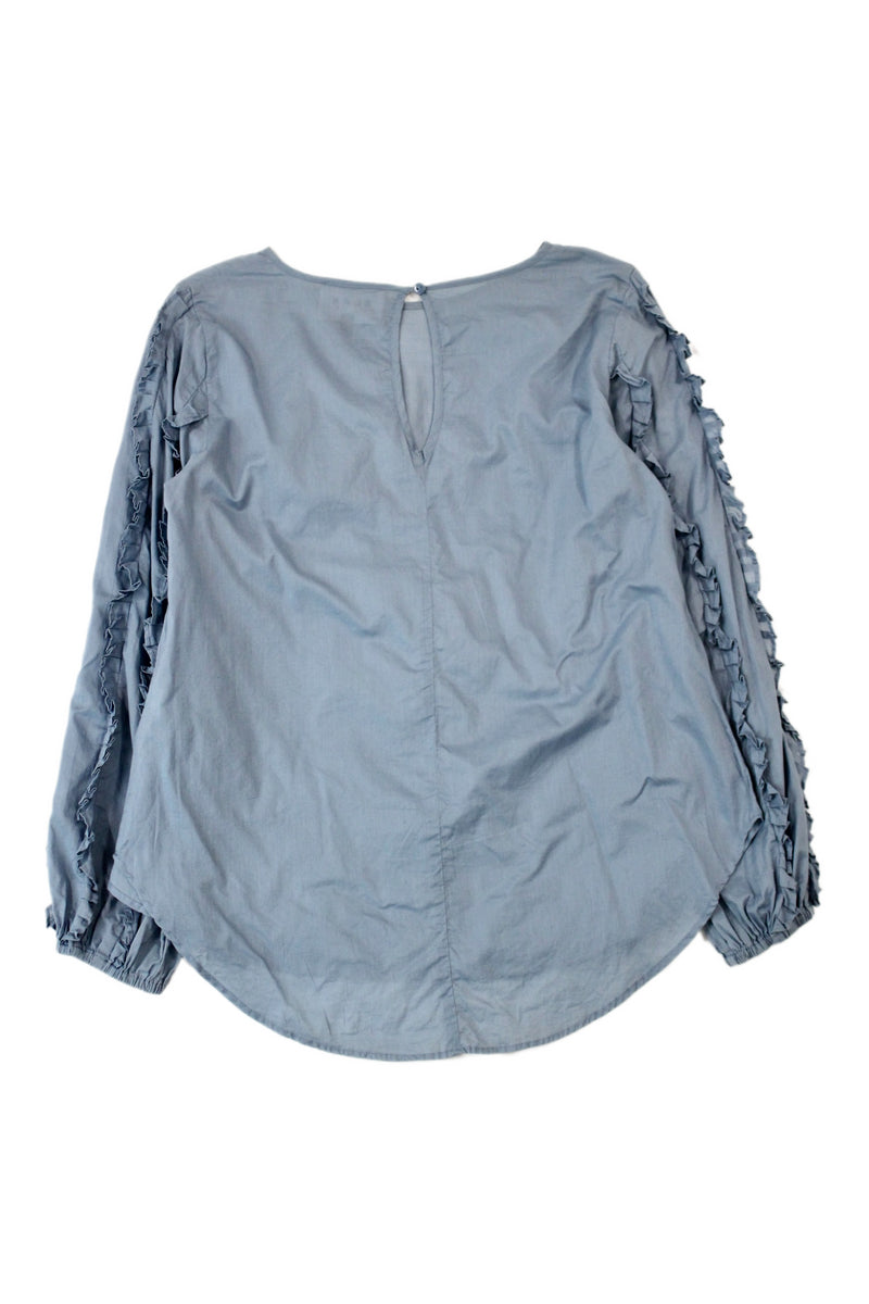 Blak Luxe - Cotton Frill Top