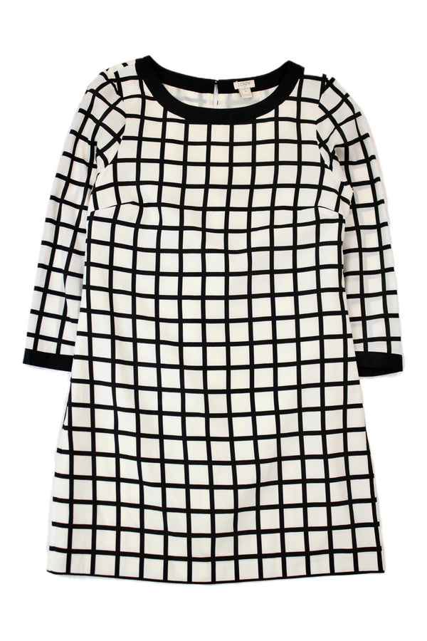 J.Crew - Grip Print Shift Dress