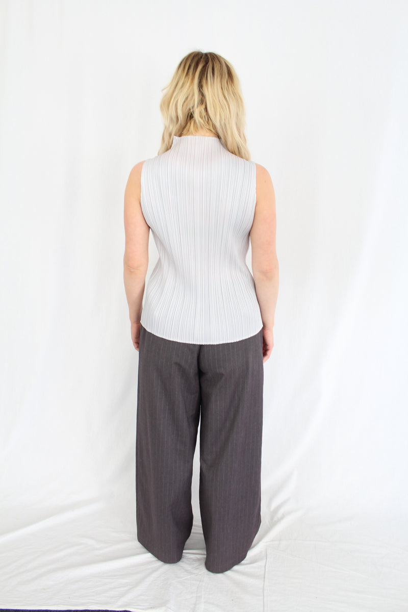Max - Pinstripe Wide Leg Pants
