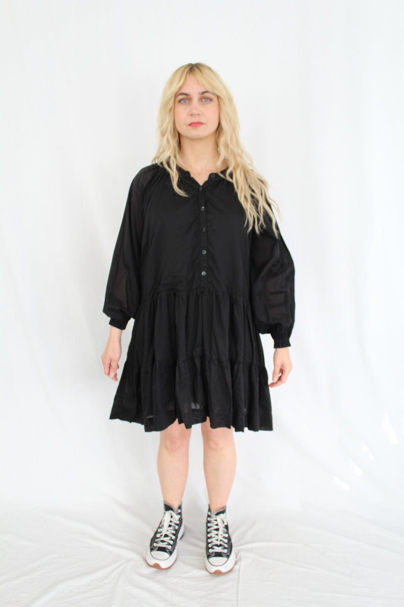 Blak Luxe - Tiered Mini Dress