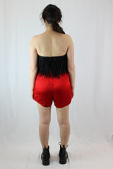American Vintage Textured Satin Shorts